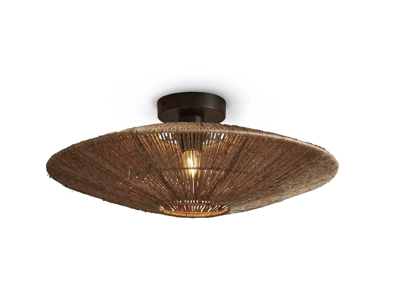 Iguazu Slim Jute Ceiling Light - Image 10