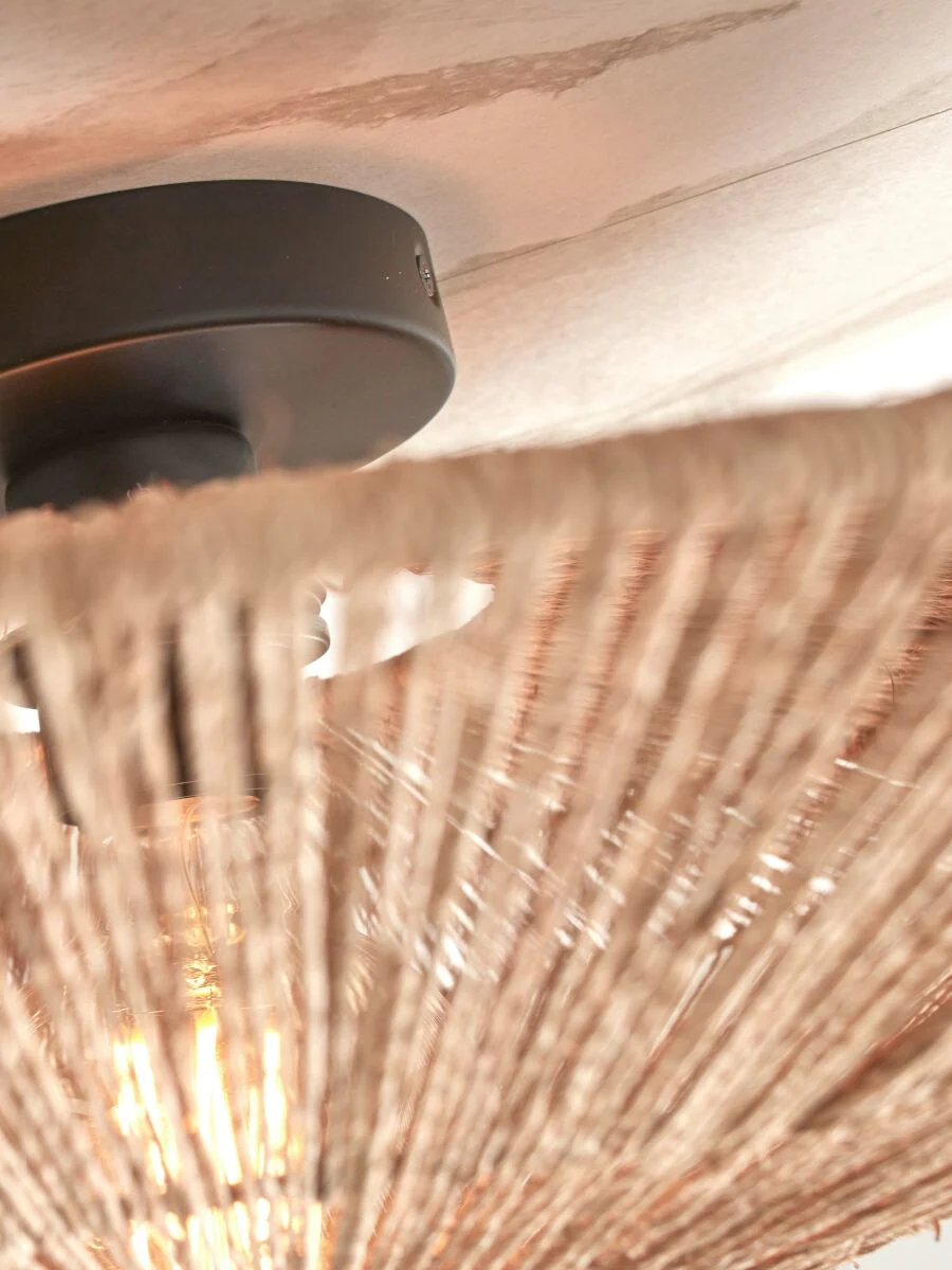 Iguazu Slim Jute Ceiling Light - Image 8