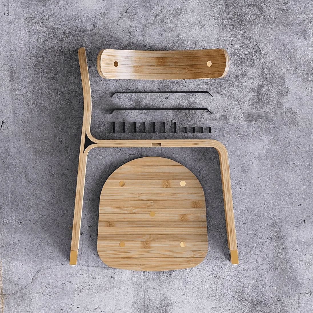 Kaife Bamboo Chair - Image 4