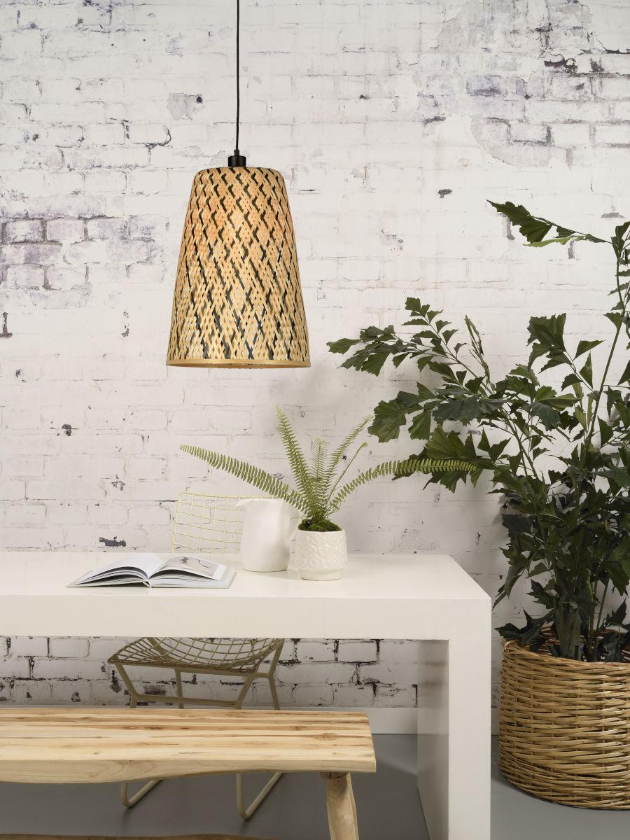 Kalimantan Pyramid Bamboo Pendant Light - Image 10