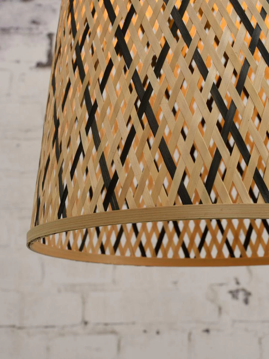 Kalimantan Pyramid Bamboo Pendant Light - Image 15