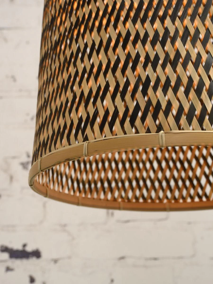 Kalimantan Pyramid Bamboo Pendant Light - Image 19