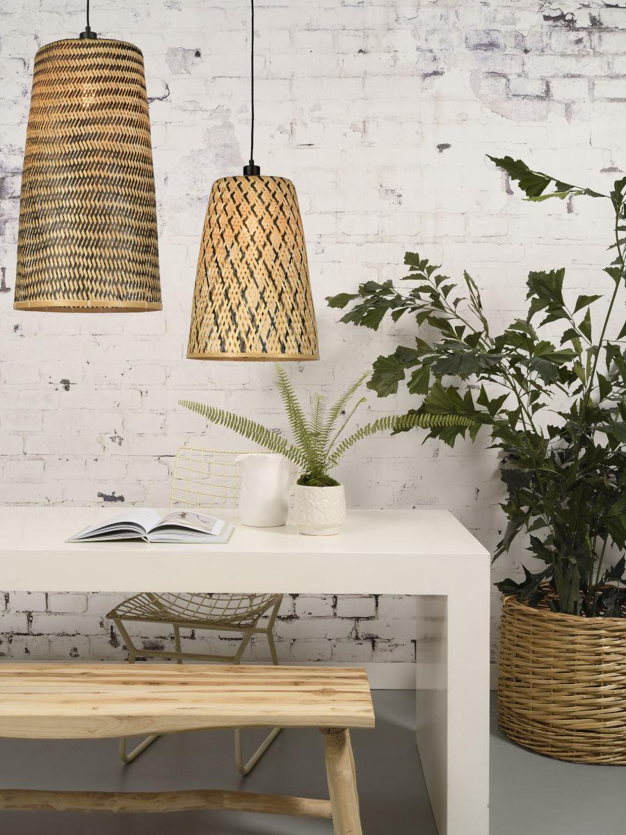 Kalimantan Pyramid Bamboo Pendant Light - Image 2