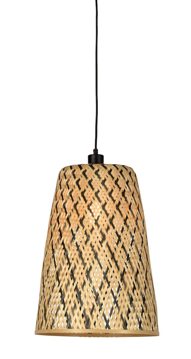 Kalimantan Pyramid Bamboo Pendant Light - Image 7