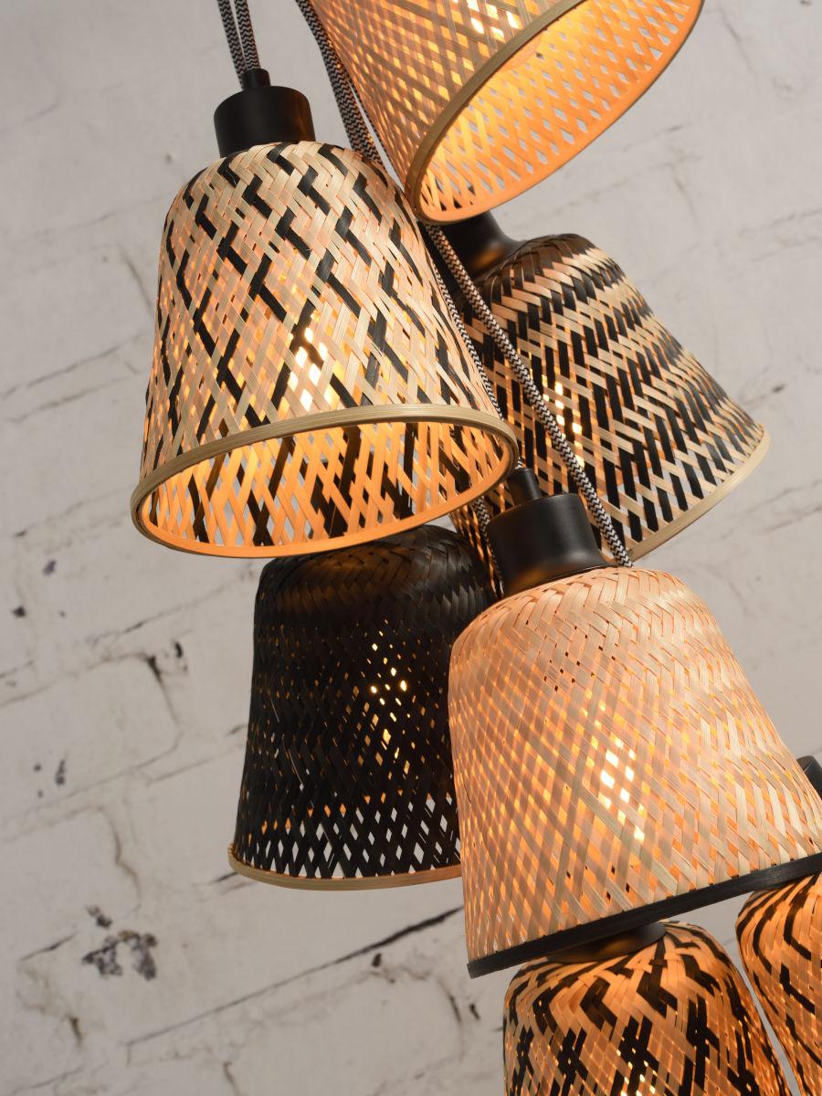 Kalimantan Septet Bamboo Pendant Light - Image 6