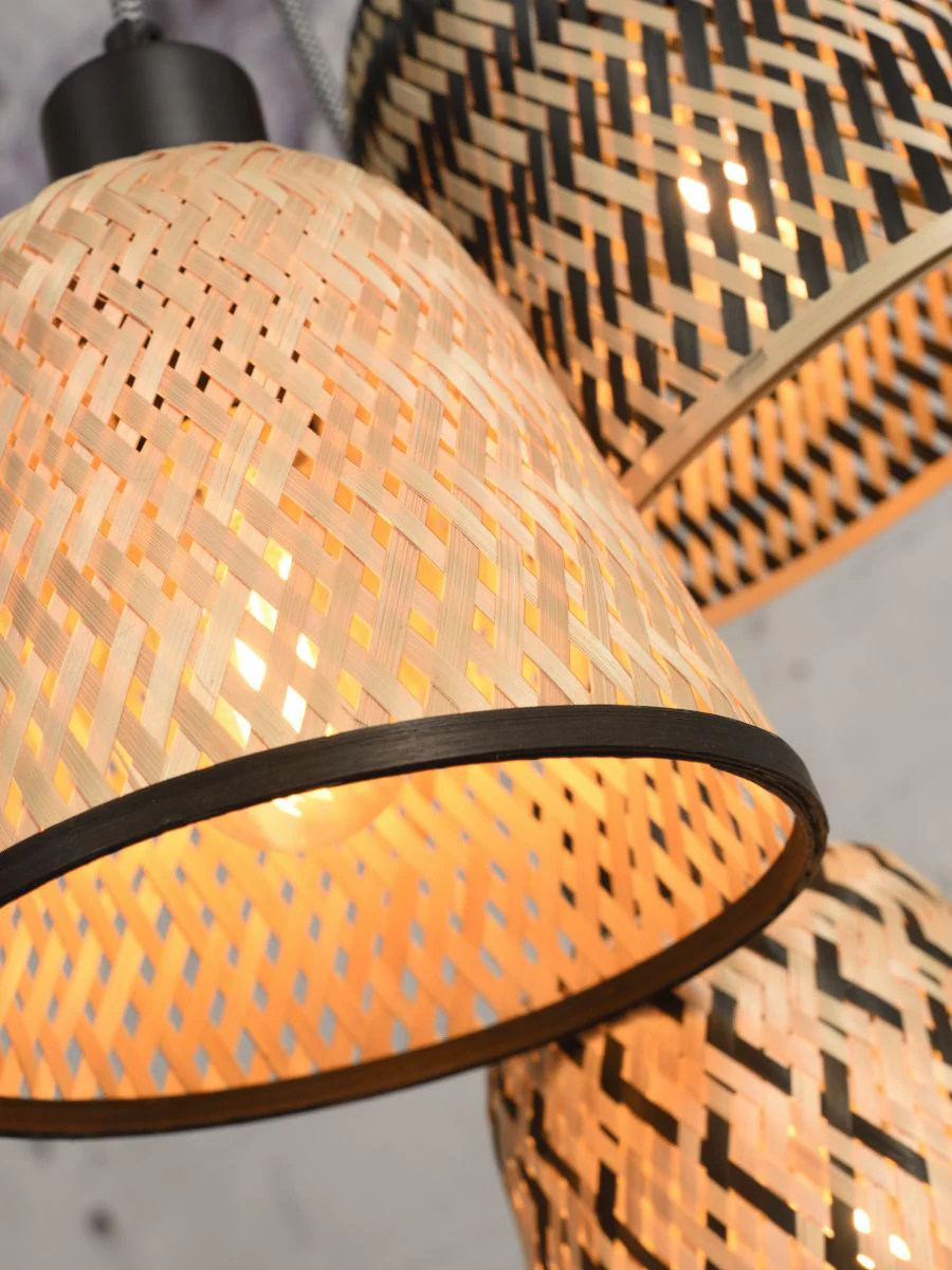 Kalimantan Septet Bamboo Pendant Light - Image 9