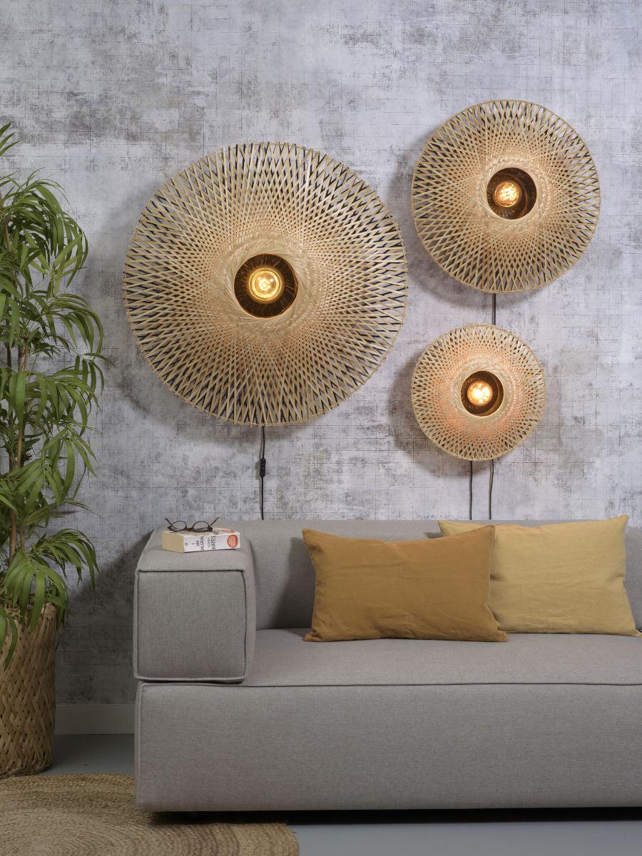 Kalimantan Sun Bamboo Wall Light - Image 2