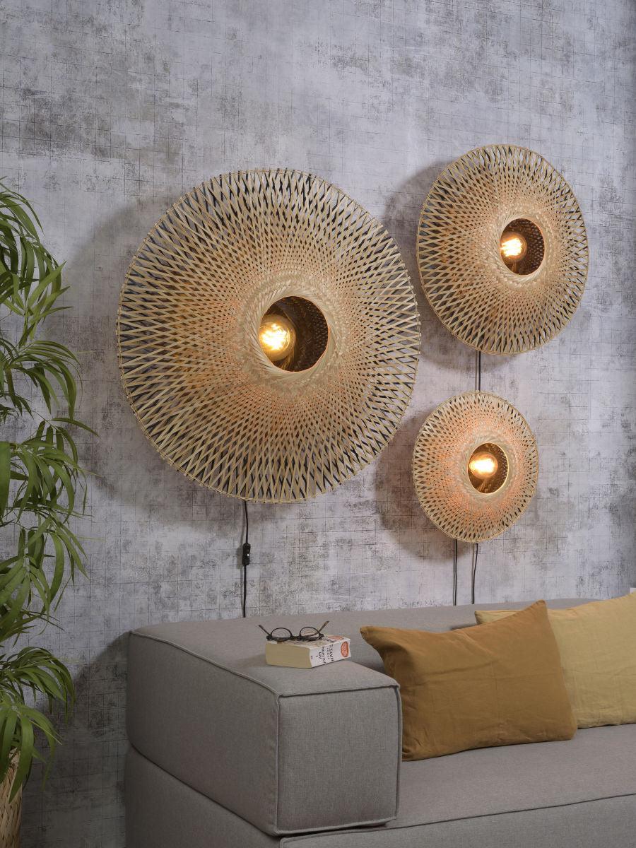 Kalimantan Sun Bamboo Wall Light - Image 3