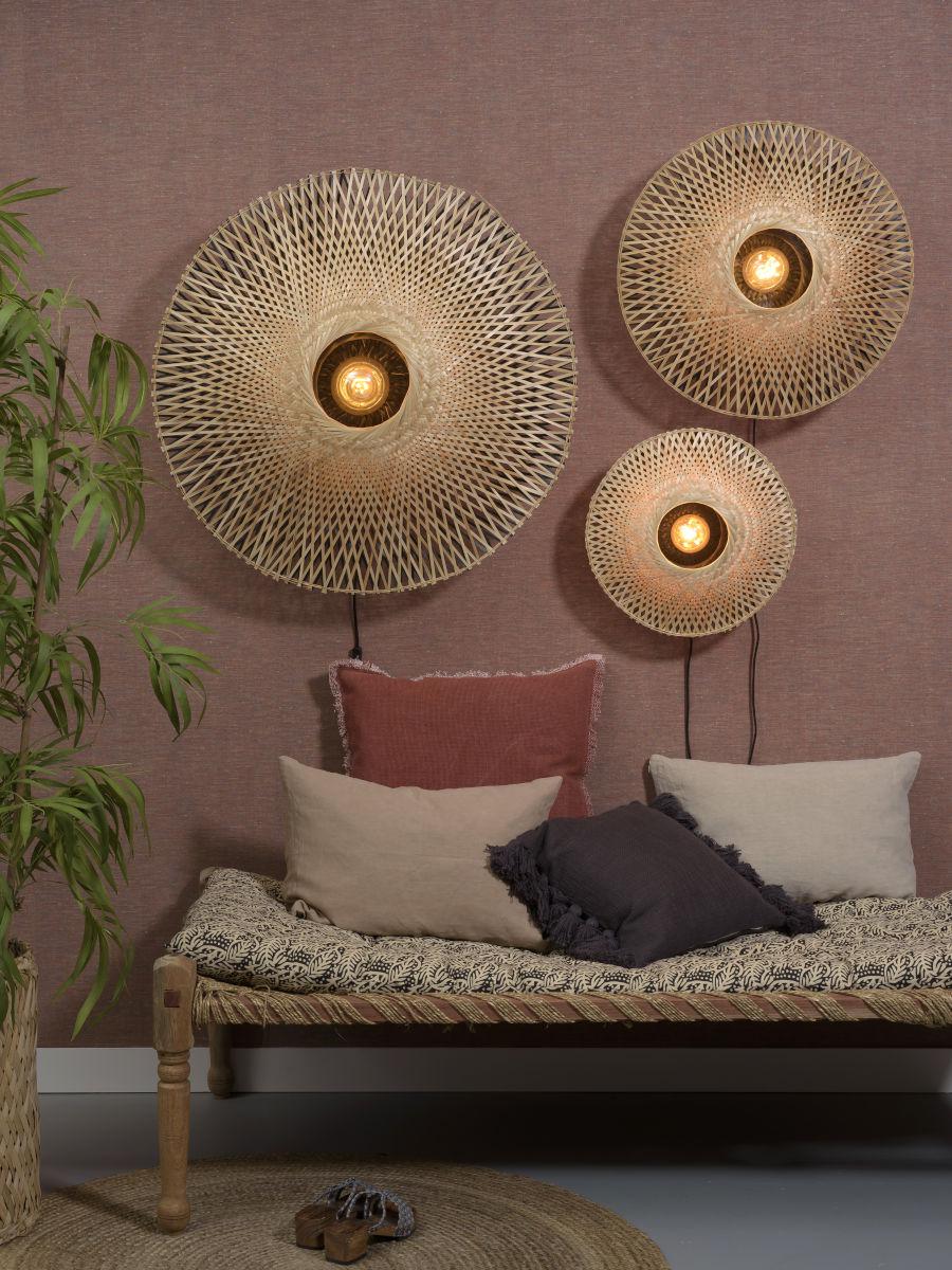 Kalimantan Sun Bamboo Wall Light - Image 4