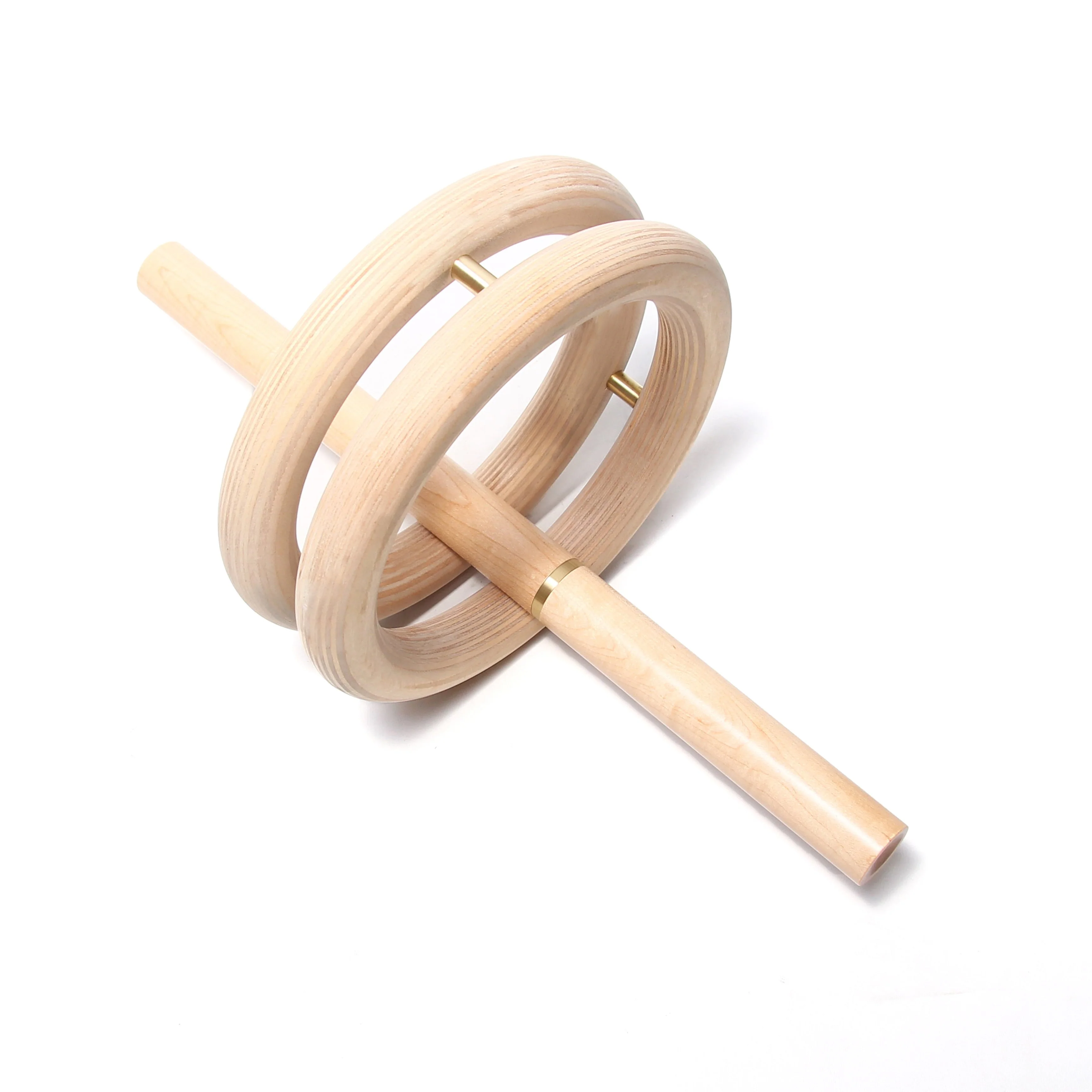 Solid Oak Abdominal Roller - Image 3