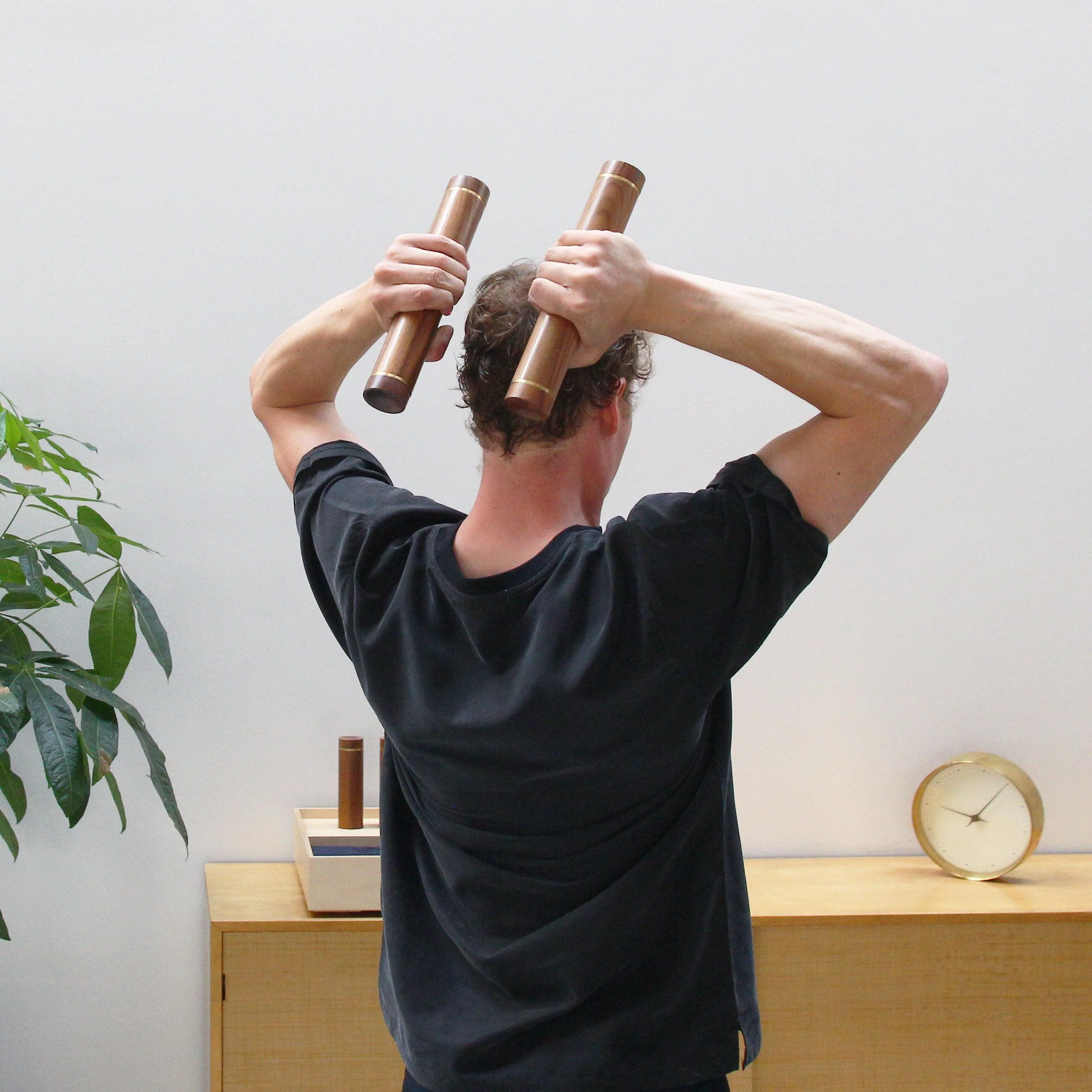 Walnut Dumbbells - 1kg - Image 8