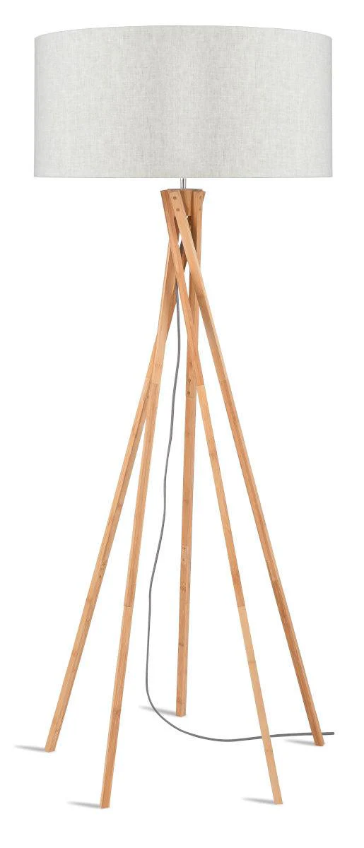Kilimanjaro Bamboo Linen Floor Light - Image 6