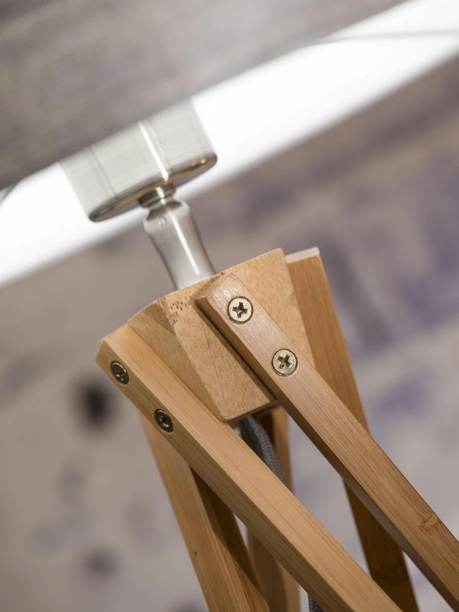Kilimanjaro Bamboo Linen Table Lamp - Image 14