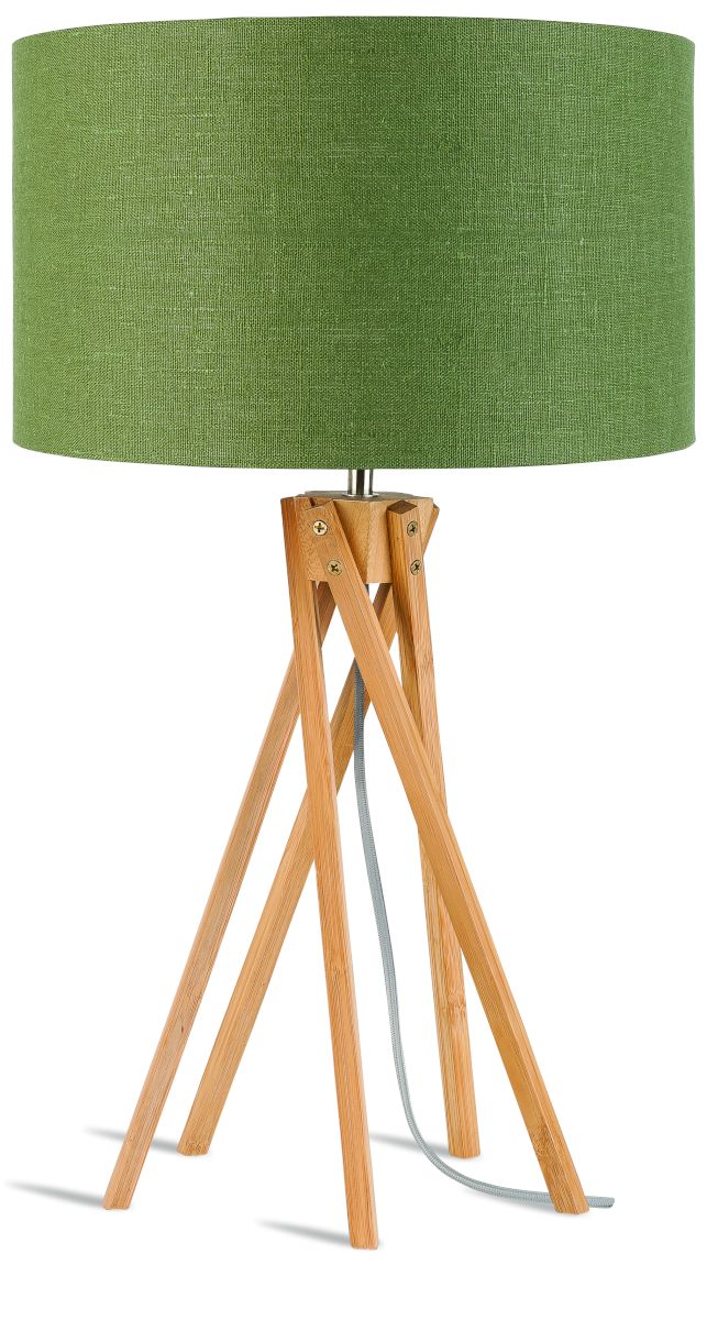 Kilimanjaro Bamboo Linen Table Lamp - Image 17