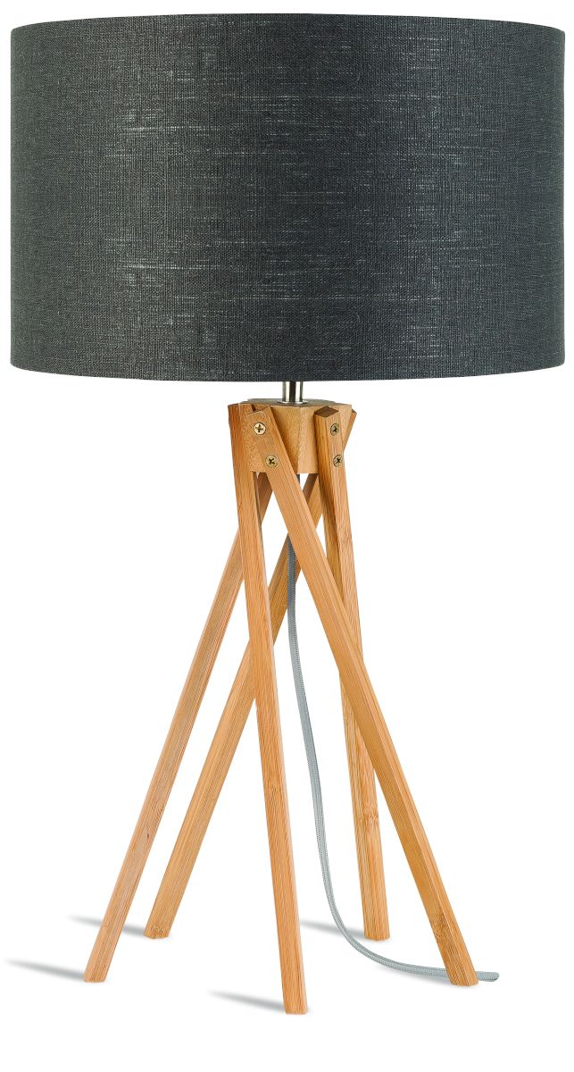 Kilimanjaro Bamboo Linen Table Lamp - Image 20