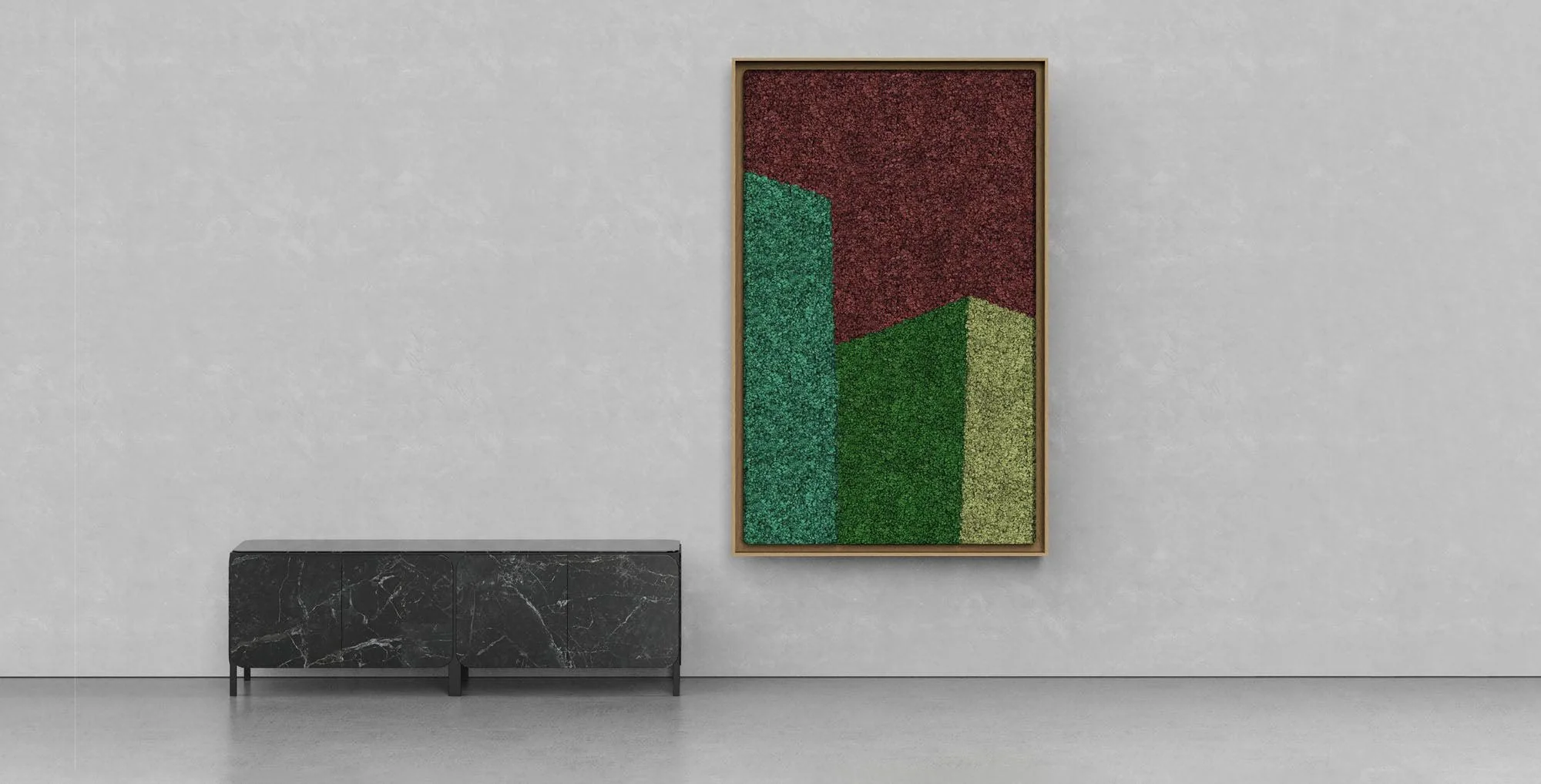 Landscape Framed Moss Art (Series A) - Image 3