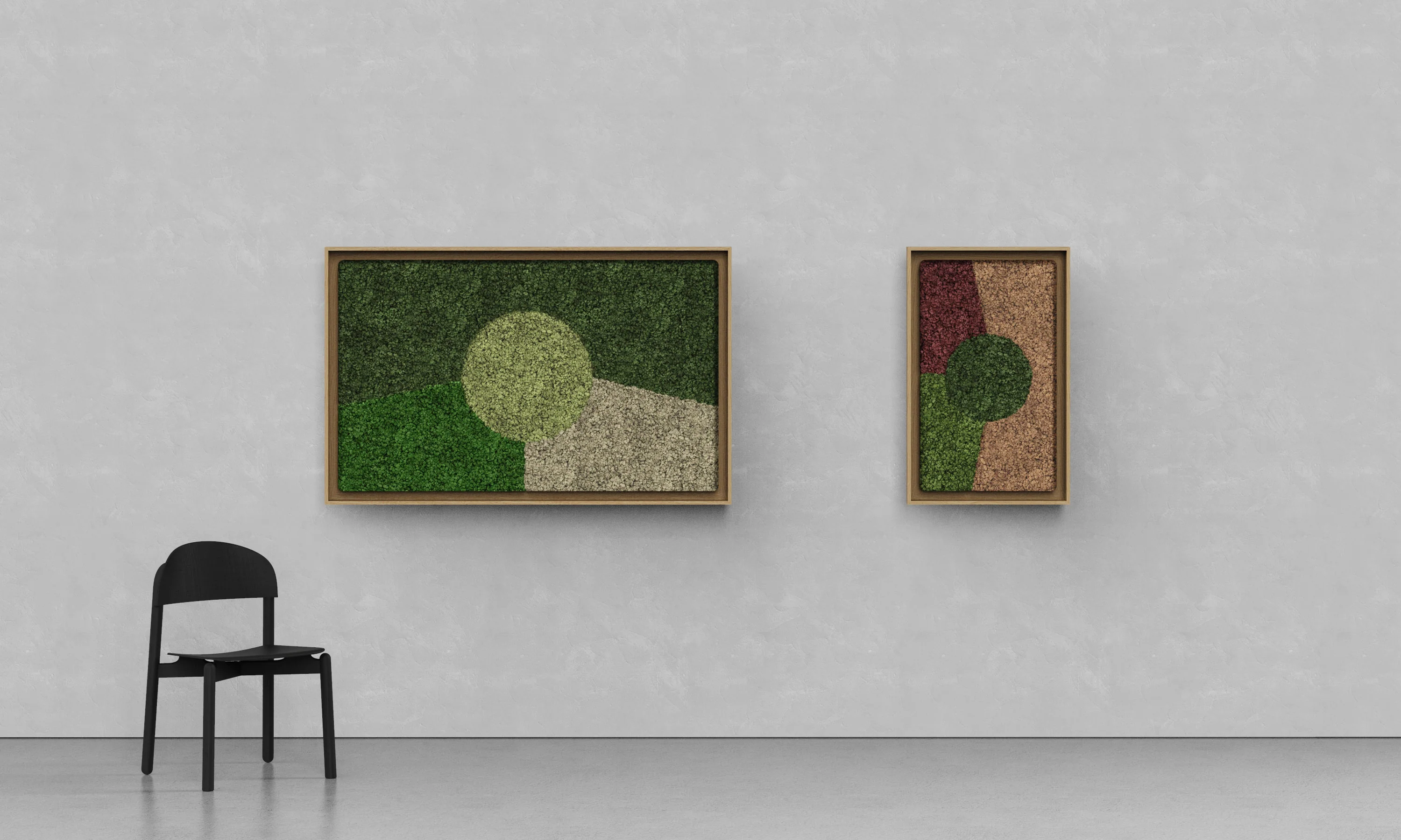 Landscape Framed Moss Art (Series A) - Image 5