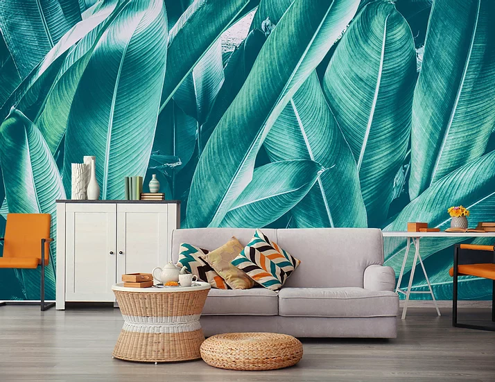 Evening Foliage Mural Wallpaper - Image 3