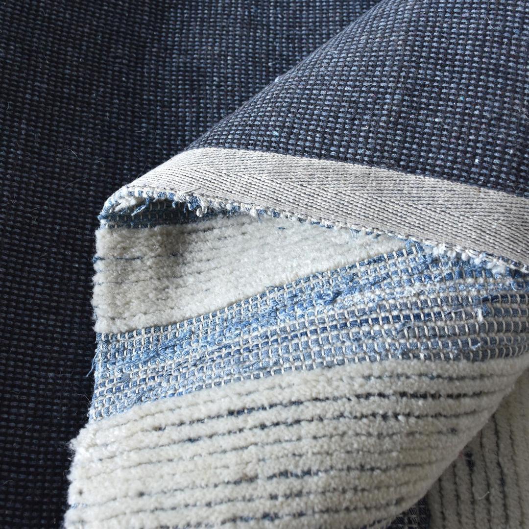 Jerdon Recycled Denim & Wool Rug - Image 3