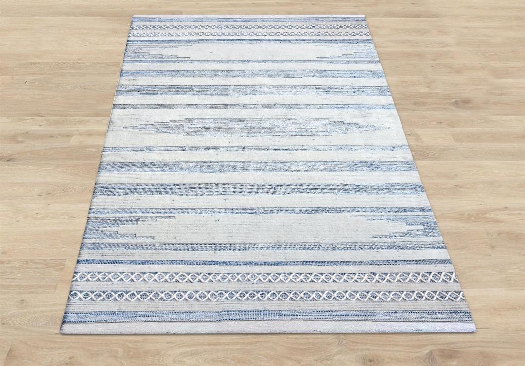 Jerdon Recycled Denim & Wool Rug - Image 4