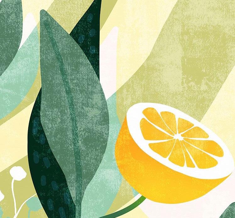 Lemon Fresh Mural Wallpaper - Image 3