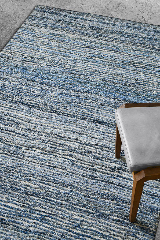 Leopold Recycled Denim & Wool Rug - Image 5