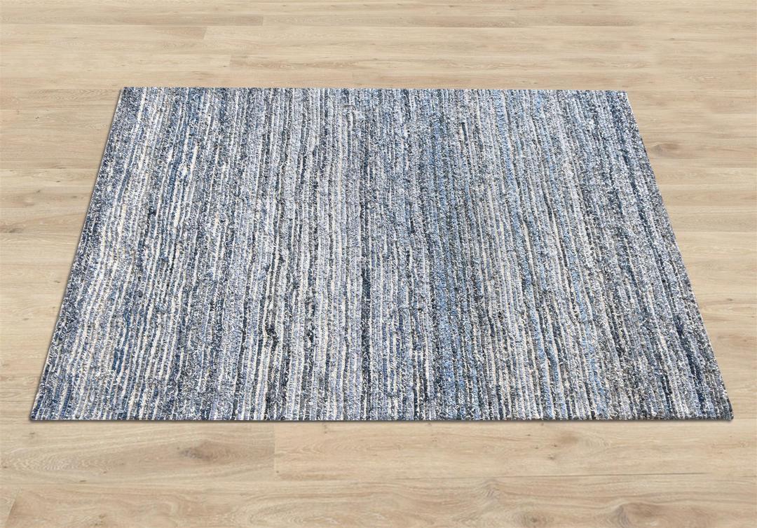Leopold Recycled Denim & Wool Rug - Image 7