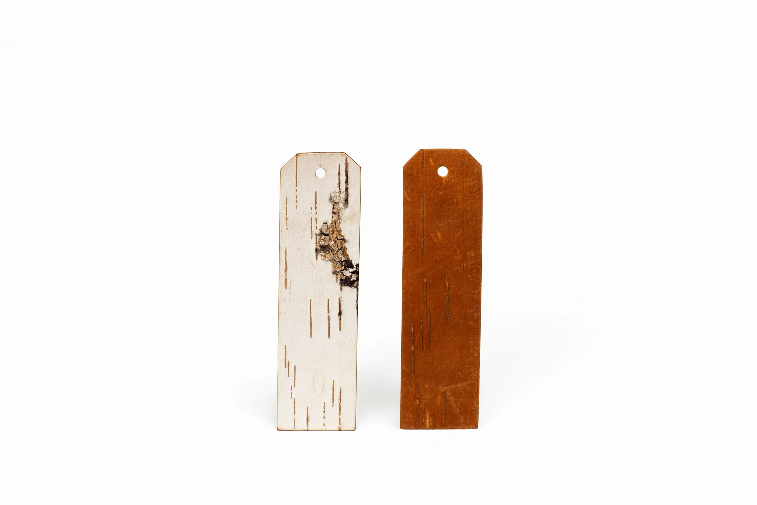 Long Birch Bark Gift Tags (Set of 6) - Image 3