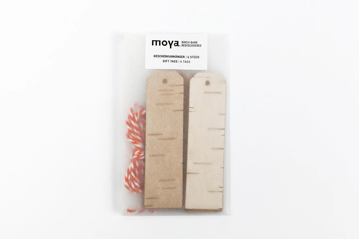 Long Birch Bark Gift Tags (Set of 6) - Image 8