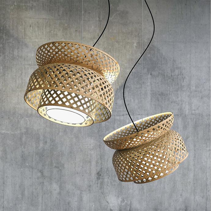 Lotus Bamboo Pendant Lamp - Image 4