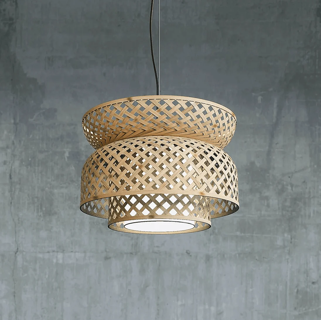 Lotus Bamboo Pendant Lamp - Image 5