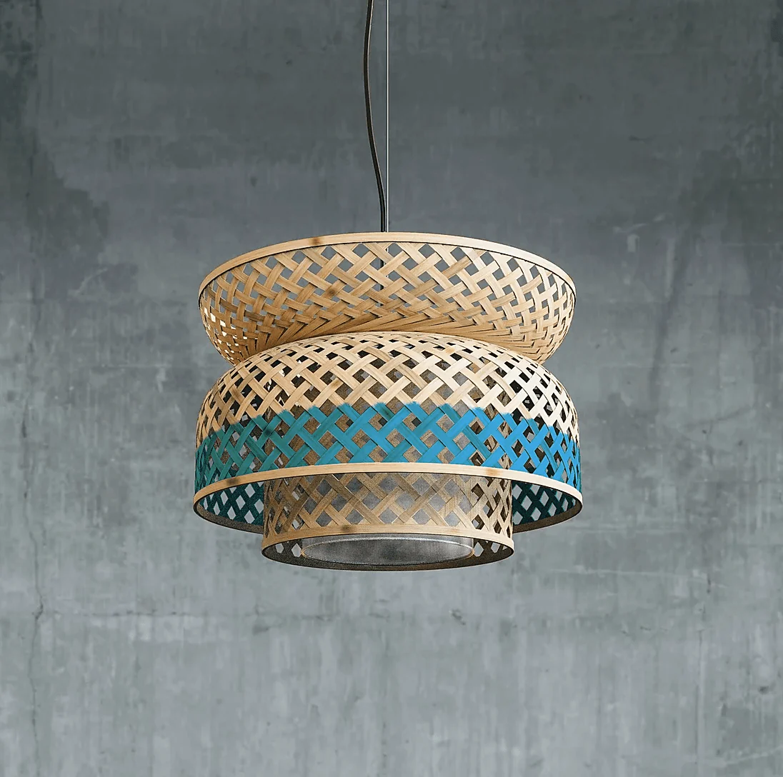 Lotus Bamboo Pendant Lamp - Image 7