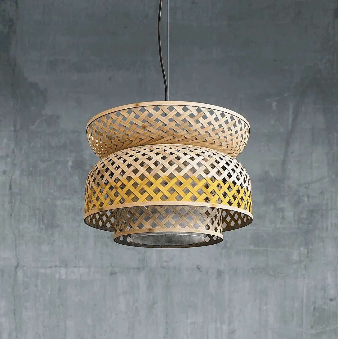 Lotus Bamboo Pendant Lamp - Image 9