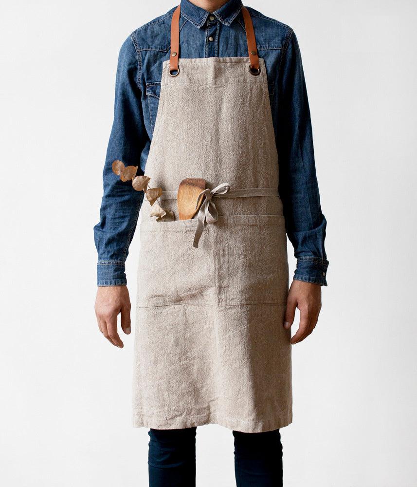 Luxury Linen Apron - Image 4