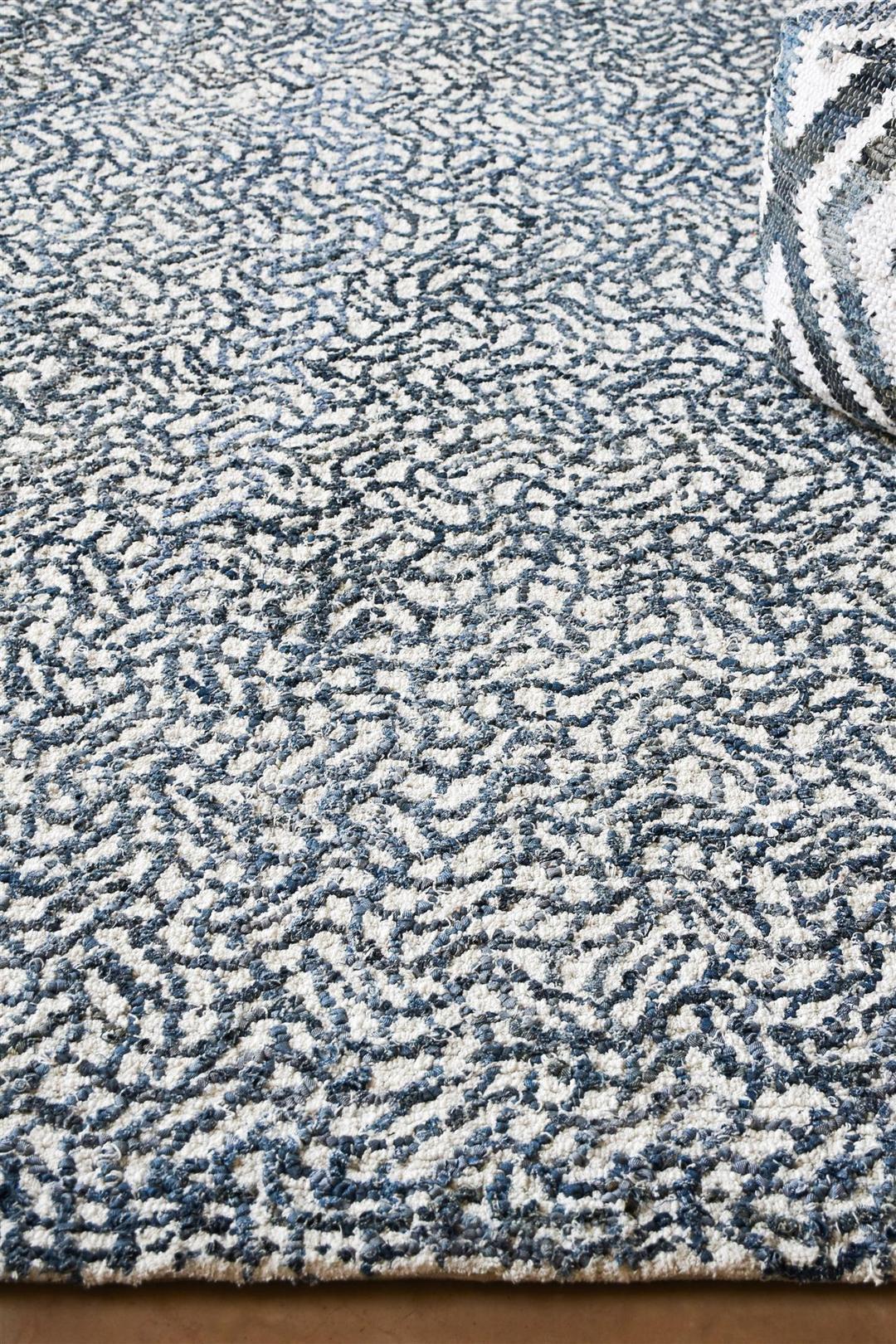 Lyra Recycled Denim & Cotton Rug - Image 4