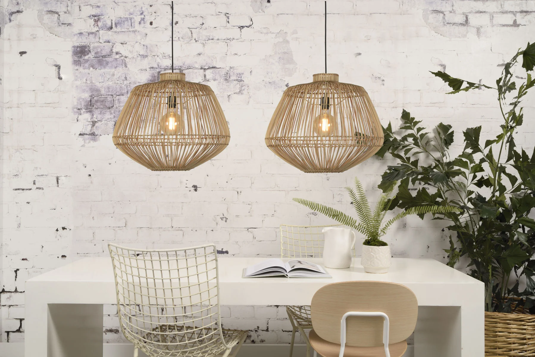 Madagascar Bamboo Pendant Light - Image 2