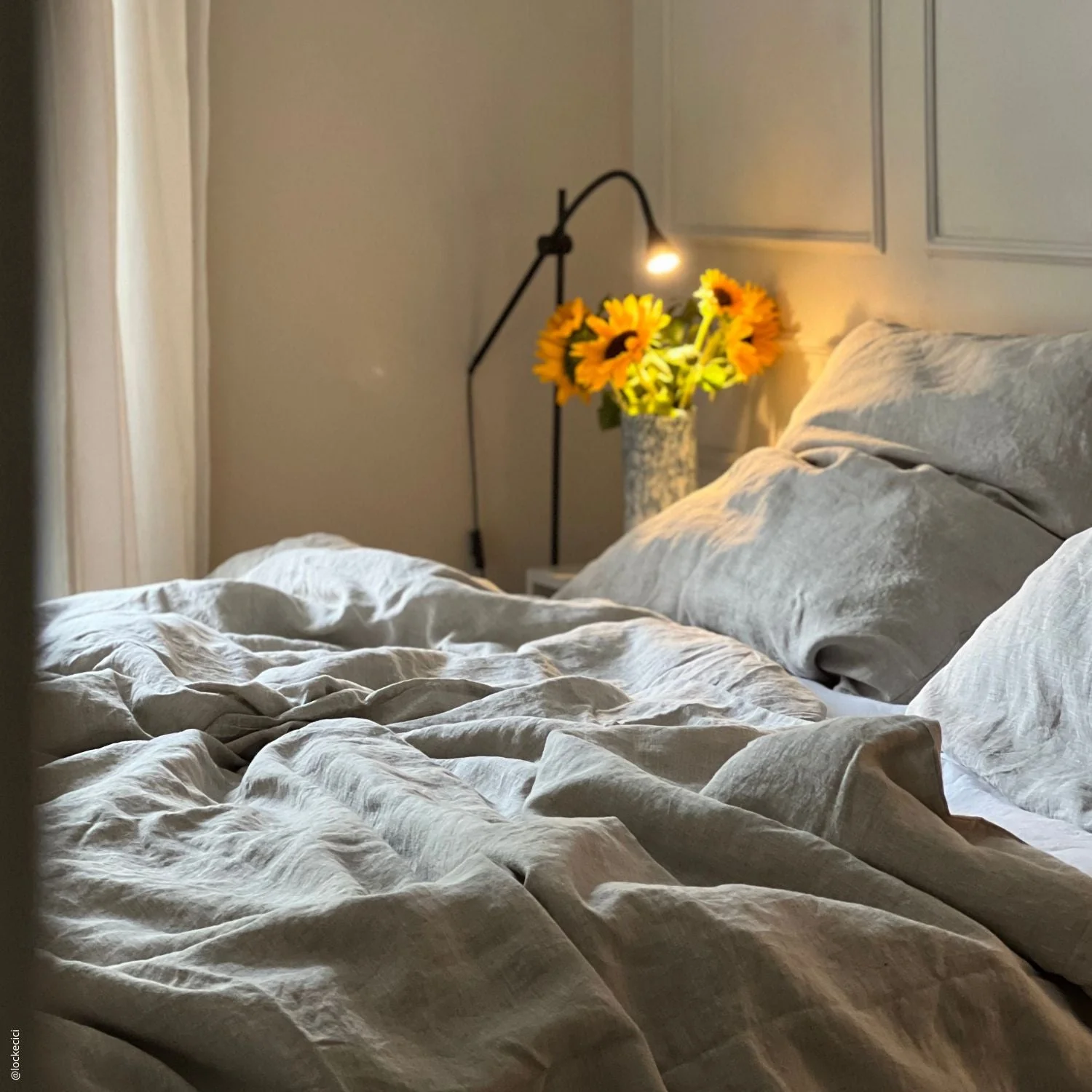 Melange Linen Duvet Cover - Image 6