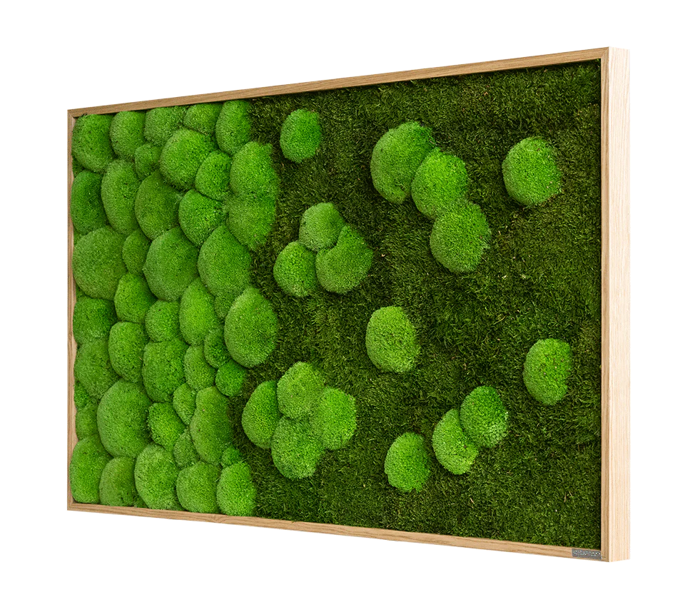 Merging Moss Green Wall Art (100x60cm) - Image 10