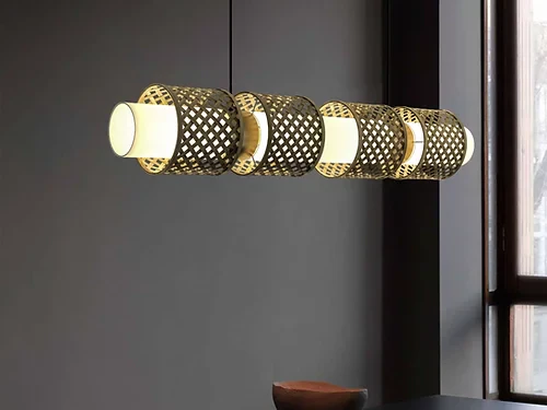 Metamorphosis Horizontal Bamboo Pendant Light - Image 11