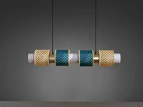 Metamorphosis Horizontal Bamboo Pendant Light - Image 12