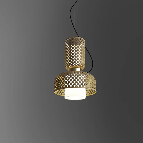 Metamorphosis Vertical Bamboo Pendant Light - Image 11