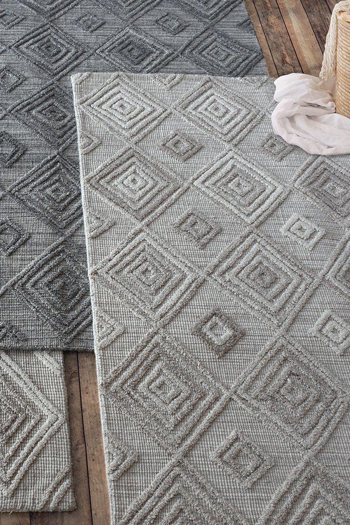 Admont Grey Wool Rug - Image 5