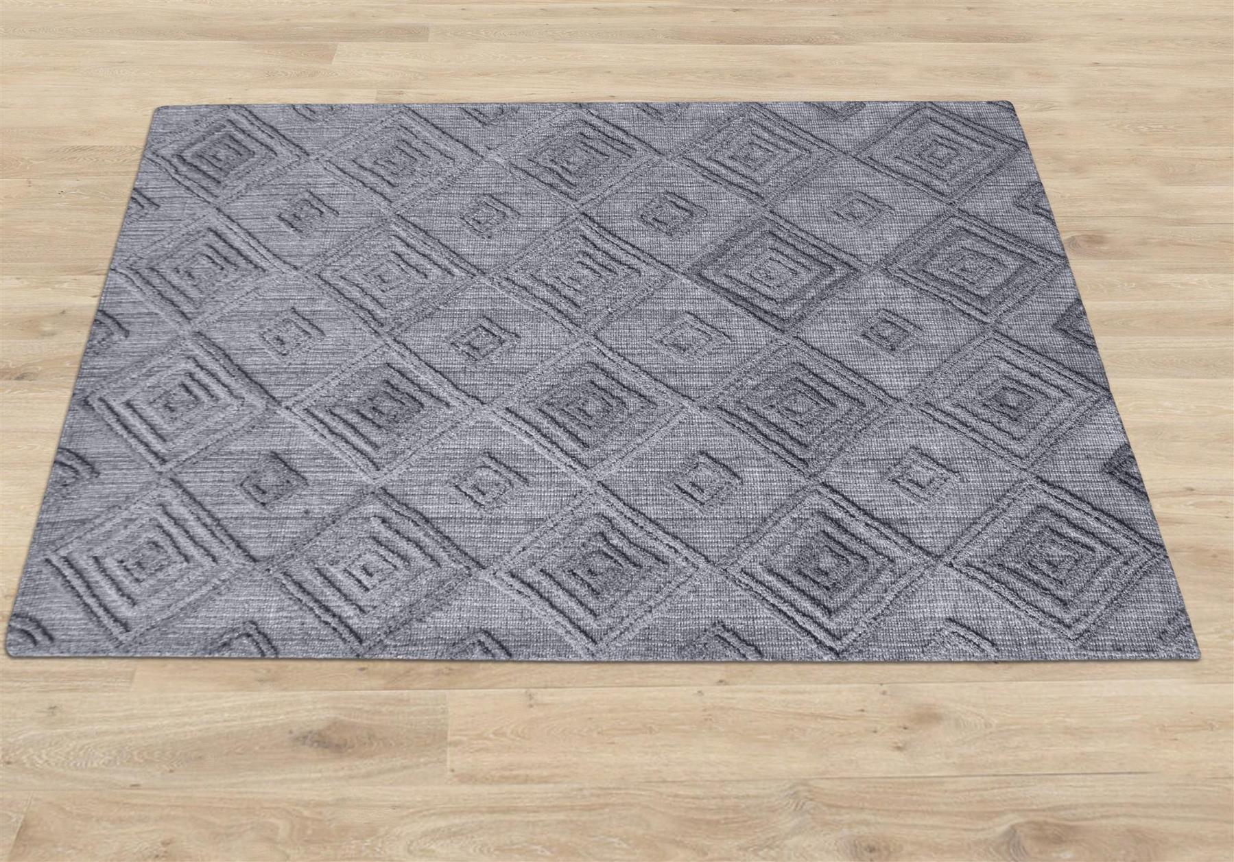 Admont Grey Wool Rug - Image 8