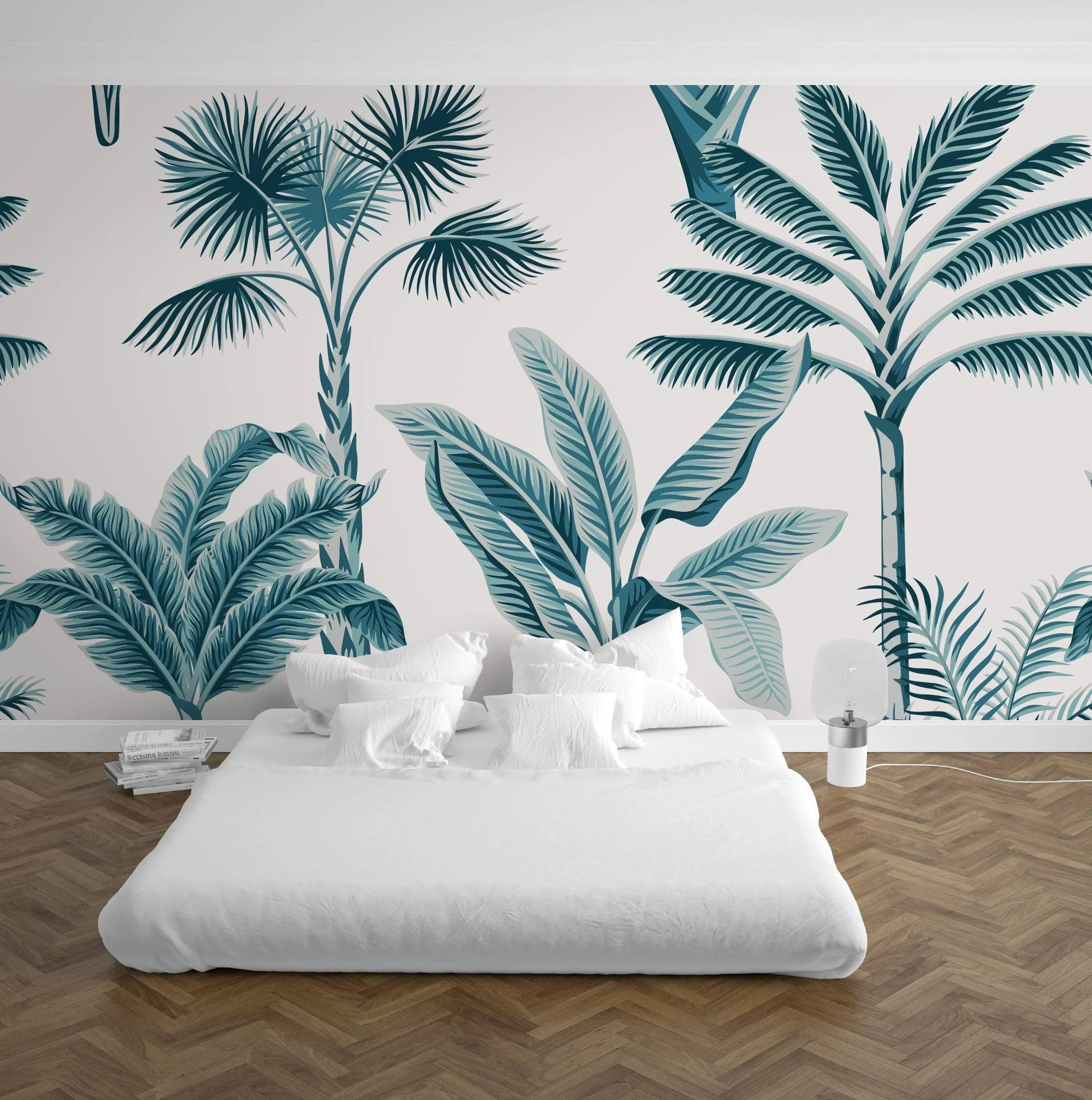 Sleek Palms Mural Wallpaper - Image 3