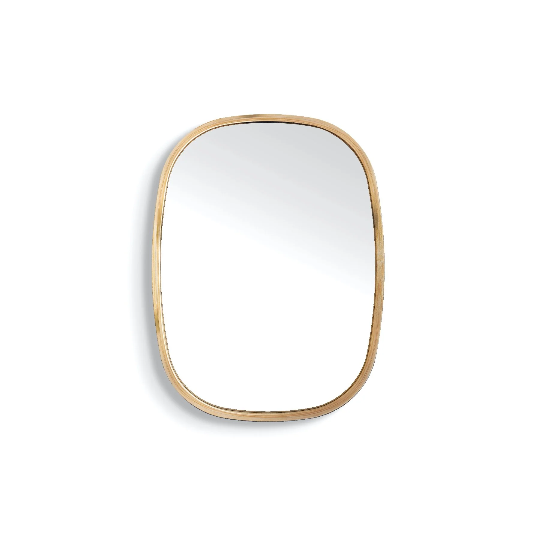 Mira Squircle Bamboo Mirror
