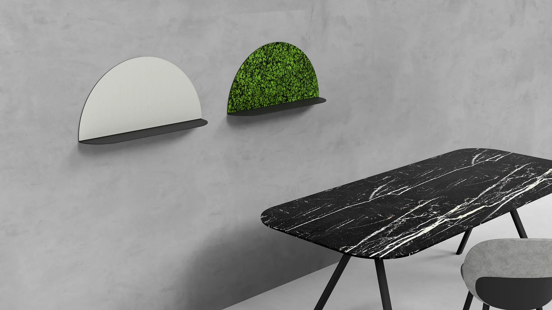 Moony Moss Art & Acoustic Shelf - Image 12