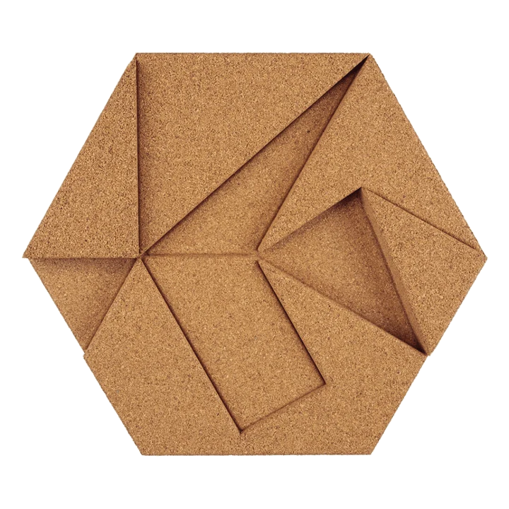 Cork Hexagons Moss Wall Art (Set of 25 Moss Panel) - Image 10
