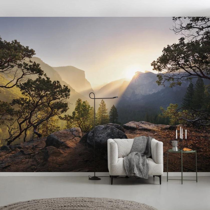 Mountain Meditation Mural Wallpaper - Image 3