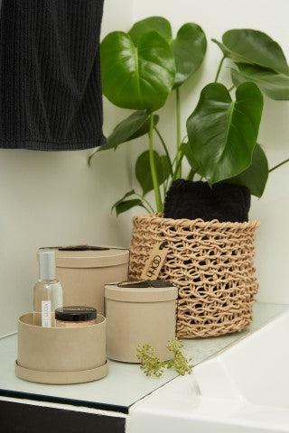 Natural Handwoven Paper Baskets (Set of 8) - Image 3