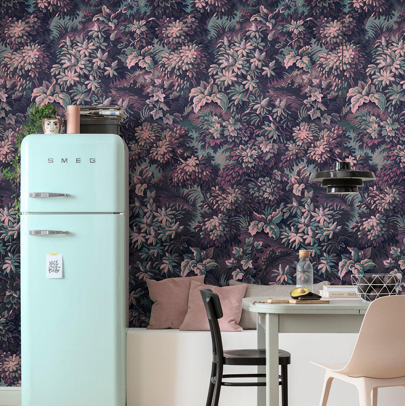 Botanique Aubergine Mural Wallpaper - Image 3